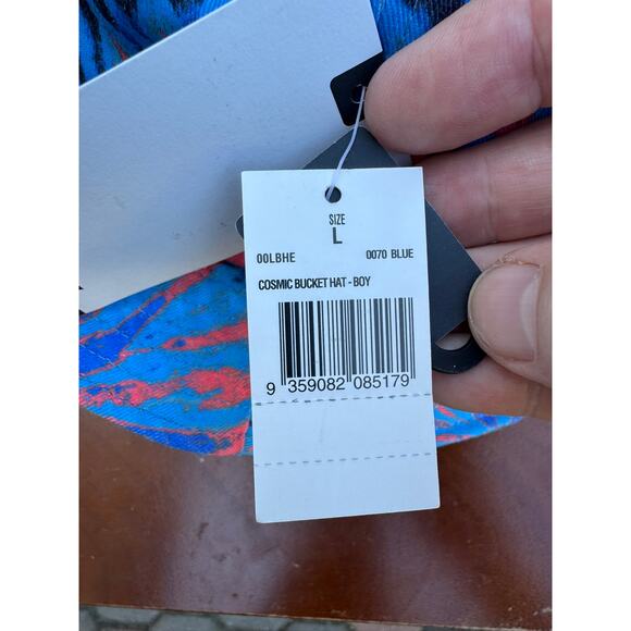 Rip Curl Cosmic Bucket Hat Youth Boys One Size Blue Black Orange NEW - Picture 5 of 11